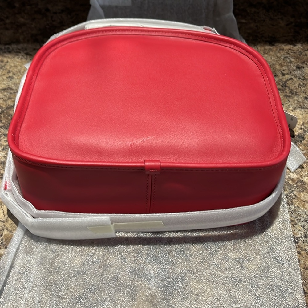 Coach Retro Lunch Pail Crossbody Bag In True Red - Picture 6 of 9